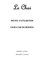 Preview for 2 page of Le Chai LM180 User Manual