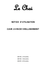 Preview for 1 page of Le Chai LMV1500 User Manual