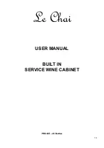 Preview for 16 page of Le Chai PRO46E User Manual