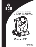 le club Sword5R User Manual предпросмотр