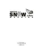 Предварительный просмотр 1 страницы Le Maitre Arctic User Manual