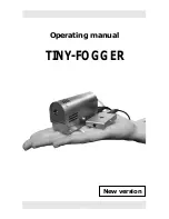 Le Maitre TINY-FOGGER Operating Manual предпросмотр