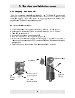 Preview for 14 page of Le Maitre TINY-FOGGER Operating Manual