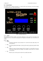 Preview for 16 page of Le Maitre Wireless SQP User Manual