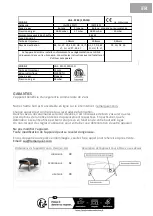 Предварительный просмотр 8 страницы LE MARQUIER FPG12D User Manual