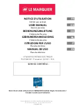 Preview for 1 page of LE MARQUIER PLVE160IV2 User Manual