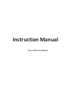 Предварительный просмотр 1 страницы LE:SURE CITY 1.0 Series Instruction Manual