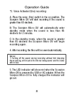 Preview for 9 page of LEA-AID Scorpion Micro DV User Manual