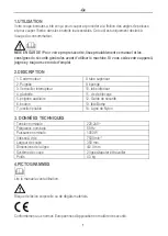 Предварительный просмотр 4 страницы Lea LE24100DP Original Instructions Manual