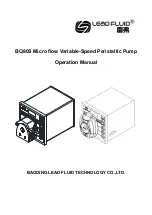 LEAD FLUID BQ80S Operation Manual предпросмотр