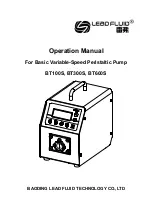 LEAD FLUID BT100S Operation Manual предпросмотр