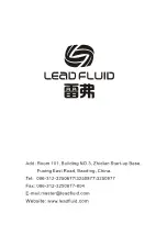 Предварительный просмотр 32 страницы LEAD FLUID BT100S Operation Manual