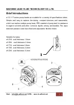 Предварительный просмотр 5 страницы LEAD FLUID YT Series Operating Manual