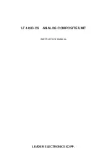 Предварительный просмотр 196 страницы Leader Electronics Corp. LT 443D Instruction Manual