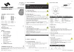 Leader Light LL HBDW DS21-NA-I20 Series User Manual preview