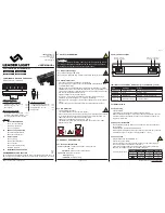 Preview for 1 page of Leader Light LL36 085 User Manual