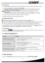 Preview for 45 page of Leader B215L NEO User Manual