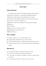 Preview for 4 page of Leader F1620 Manual