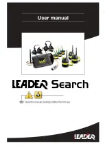 Preview for 1 page of Leader Search User Manual