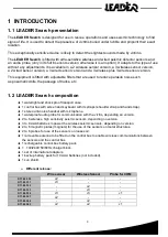 Preview for 4 page of Leader Search User Manual