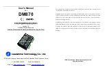 Preview for 1 page of Leadshine Technology DM870 User Manual