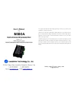 Предварительный просмотр 1 страницы Leadshine Technology M880A User Manual