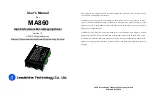 Leadshine Technology MA860 User Manual предпросмотр