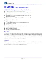 Preview for 2 page of Leadshine DM2282 User Manual