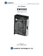 Leadshine EM556S User Manual предпросмотр