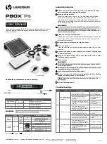 Preview for 1 page of leadsun PBOX P6 User Manual