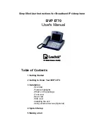 Leadtek BVP 8770 User Manual preview