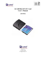 Leadtek GPS 9534 User Manual предпросмотр