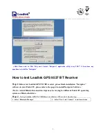 Предварительный просмотр 9 страницы Leadtek GPS 9537 Quick Manual