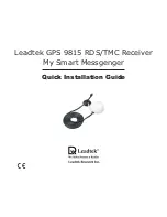 Leadtek GPS 9815 Quick Installation Manual предпросмотр