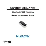 Предварительный просмотр 1 страницы Leadtek GPS LR9580 Quick Installation Manual