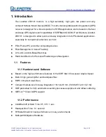 Предварительный просмотр 2 страницы Leadtek LR9101 Specification Sheet