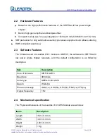 Предварительный просмотр 5 страницы Leadtek LR9101 Specification Sheet