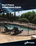 Предварительный просмотр 1 страницы Leadvision Pool Fence Installation Manual