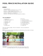 Preview for 2 page of Leadvision Pool Fence Installation Manual