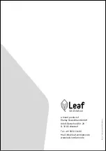 Предварительный просмотр 7 страницы Leaf Ventilation 1 Air Maintenance Manual