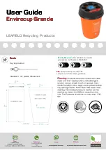 Leafield Environmental Envirocup Grande User Manual preview