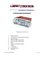 LeakTronics LT1000 Manual preview