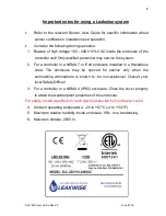 Предварительный просмотр 3 страницы Leakwise ID-220 SERIES User Manual