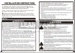 Preview for 2 page of Lean Cars BDM 0909 Installation And Operating Instructions Manual