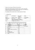 Preview for 2 page of Lean Cars HZB-118 Owner'S Manual