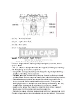 Preview for 7 page of Lean Cars HZB-118 Owner'S Manual