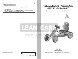 Lean Cars SCUDERIA FERRARI Operation Instructions preview