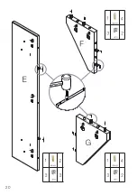 Предварительный просмотр 20 страницы Leander CLASSIC Changing top
for dresser User Manual