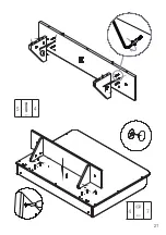 Предварительный просмотр 21 страницы Leander CLASSIC Changing top
for dresser User Manual