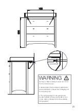 Предварительный просмотр 23 страницы Leander CLASSIC Changing top
for dresser User Manual